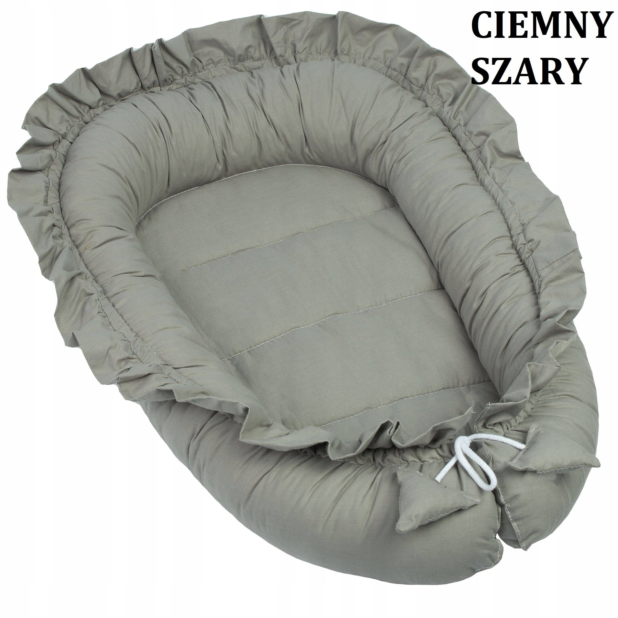 Kokon niemowlęcy dla niemowlaka bawełna z falbaną WYBÓR KOLORÓW Liczba elementów 1