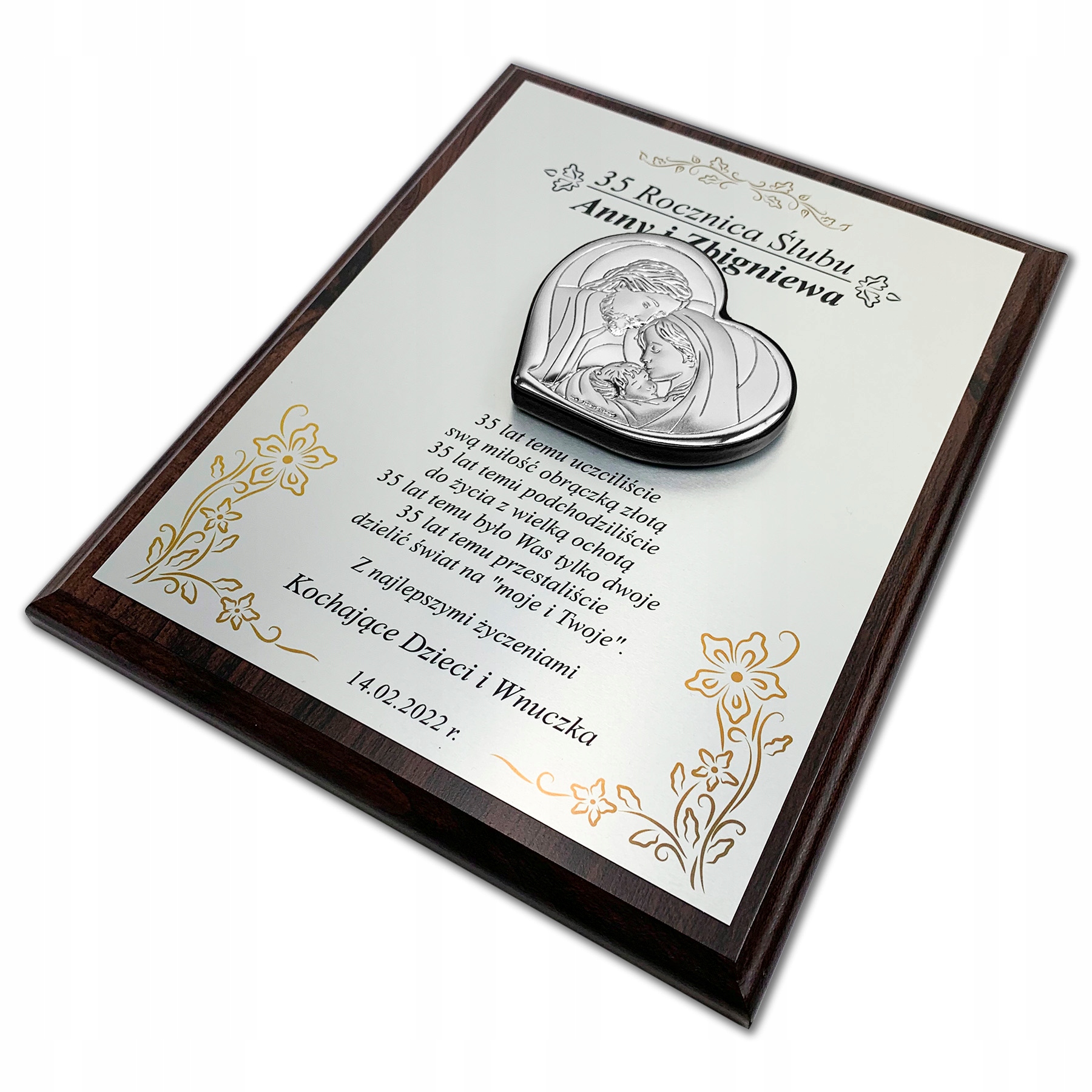 PREZENT NA ROCZNICĘ ŚLUBU ROCZNICA ŚLUBU JUBILEUSZ W OZDOBNYM PUDEŁKU