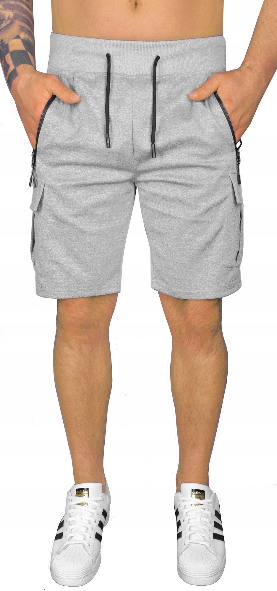 

Bojówki Spodenki Męskie Dresowe Krótkie