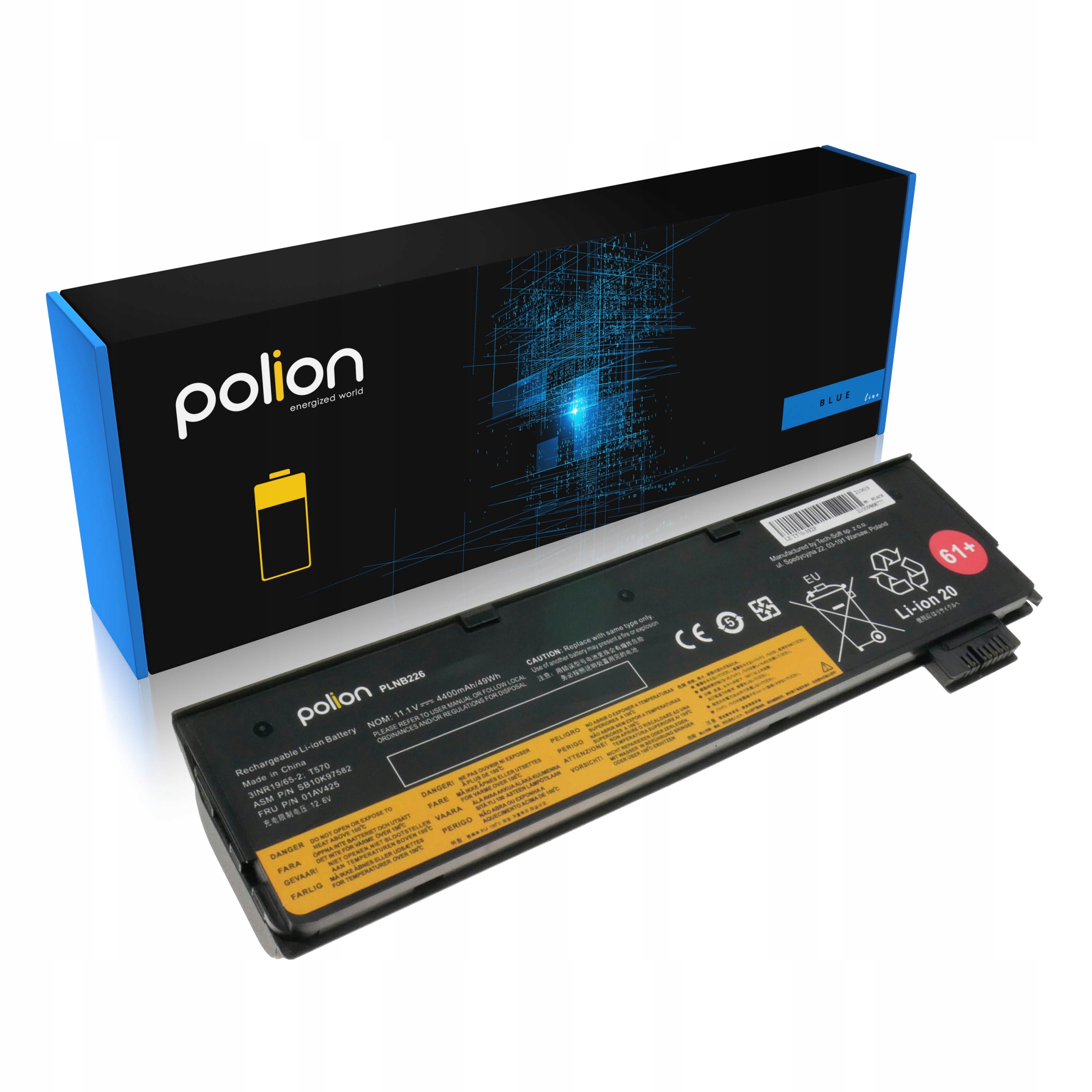 Baterie SB10K97580 pro Lenovo ThinkPad P51S T25 T470 T480 T570