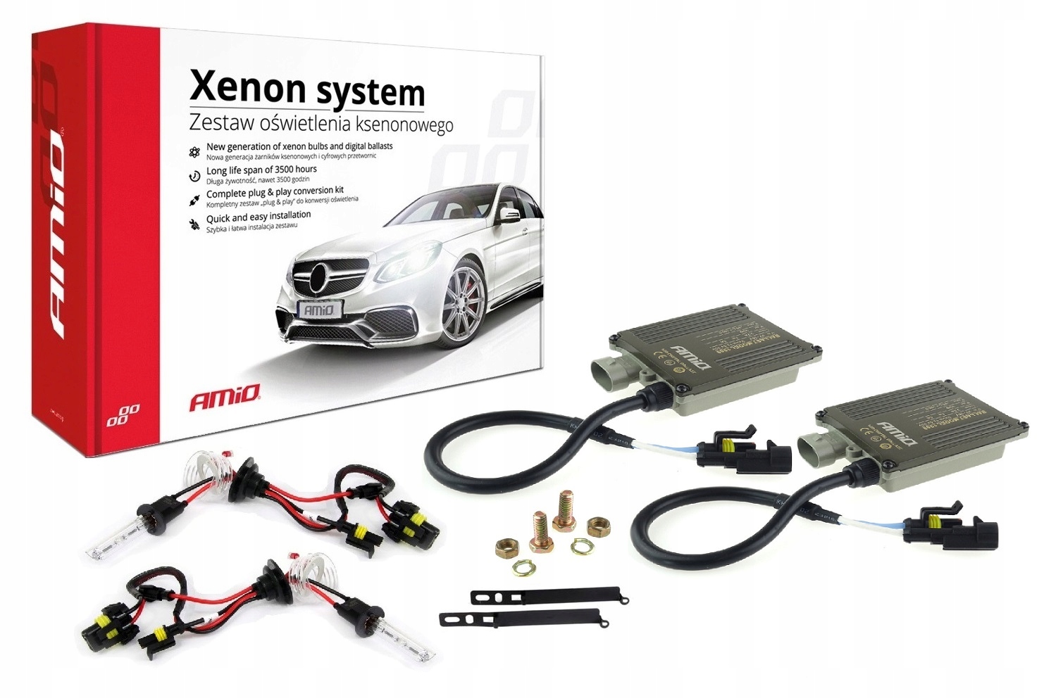 

Zestaw xenon Vertex H1 CanBus ksenony cyfrowe Hid