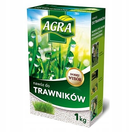 

Nawóz do trawników Agra granulat 1 kg