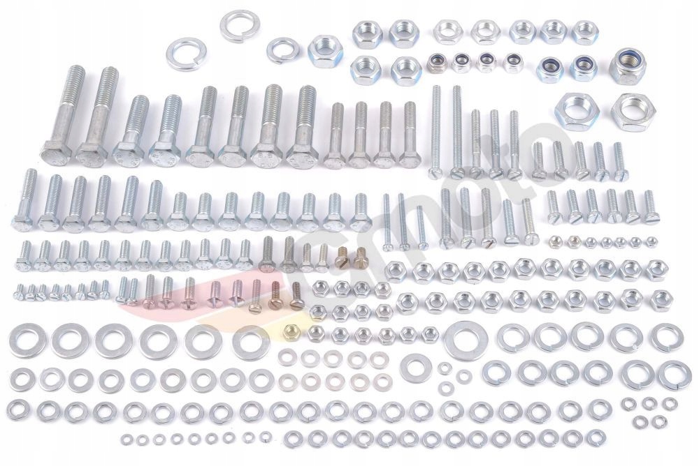 Komplet śruby śrub na całą WSK 125 B3 jednoramówka śruby nierdzewne A2