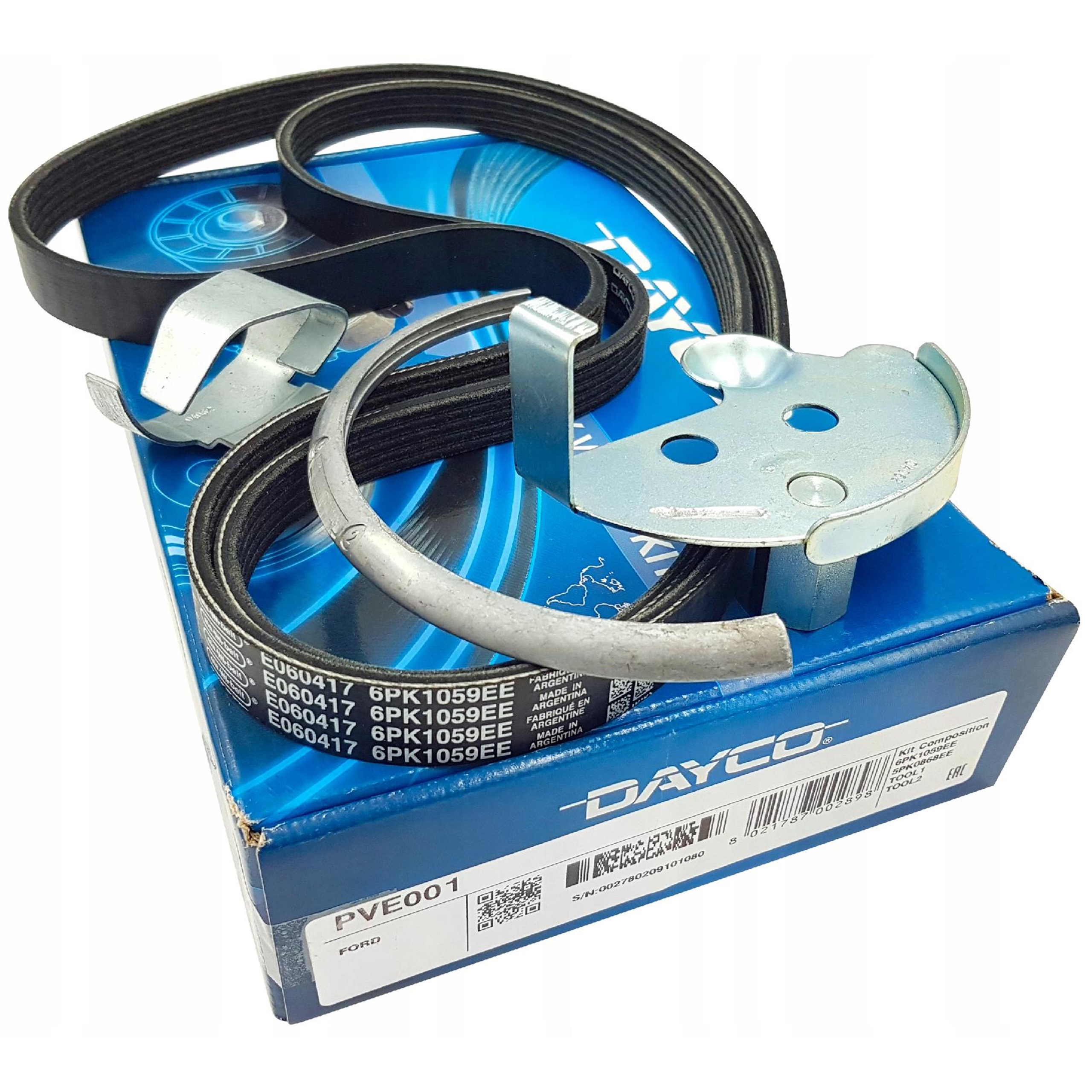 PASEK WIELOROWKOWY ZESTAW FORD FOCUS II III C-MAX 1.4 1.4 KPL DAYCO