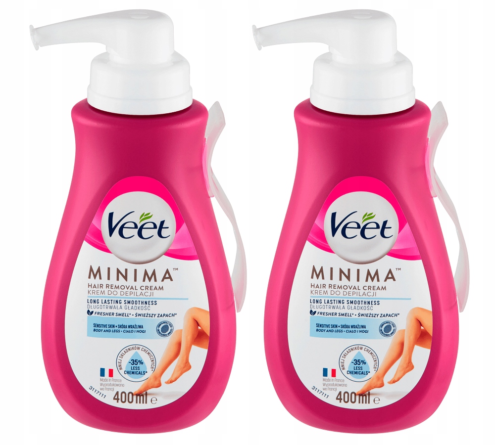 

2 x Veet Krem do depilacji skóra wrażliwa 400 ml