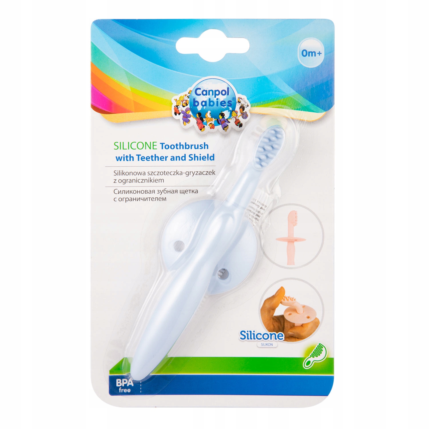 CANPOL SZCZOTECZKA GRYZKA Z OGRANICZNIKIEM 0m+ Rodzaj manualna