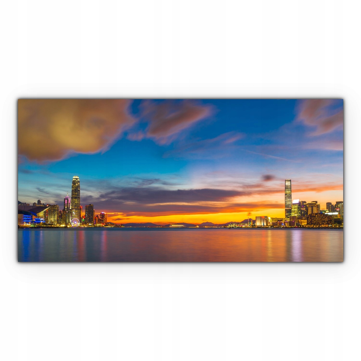 

Foto-obraz canvas 120x60 Hong Kong Zachód Słońca
