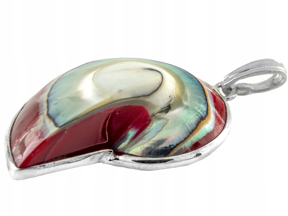 VERSIL wisior masa perłowa muszla Bali SREBRO 925 Rodzaj Klasyczne Wyrób jubilerski