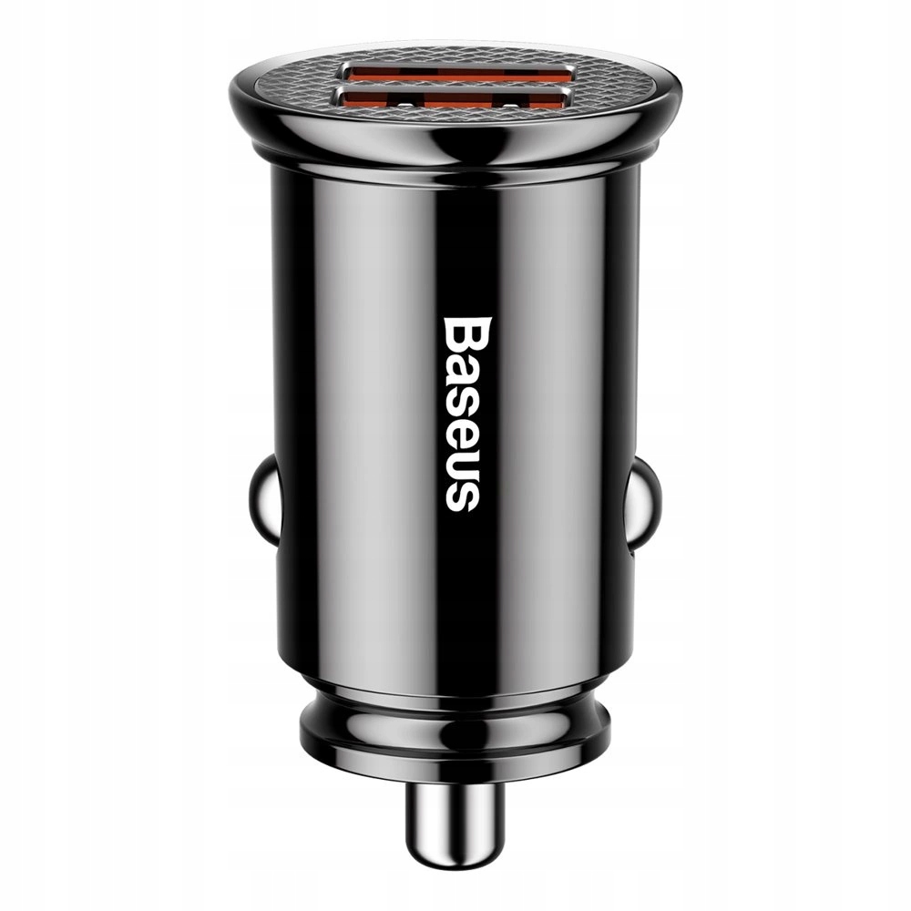 Baseus Circular inteligentna ładowarka samochodowa 2x Usb QC3.0 Scp Afc 30W