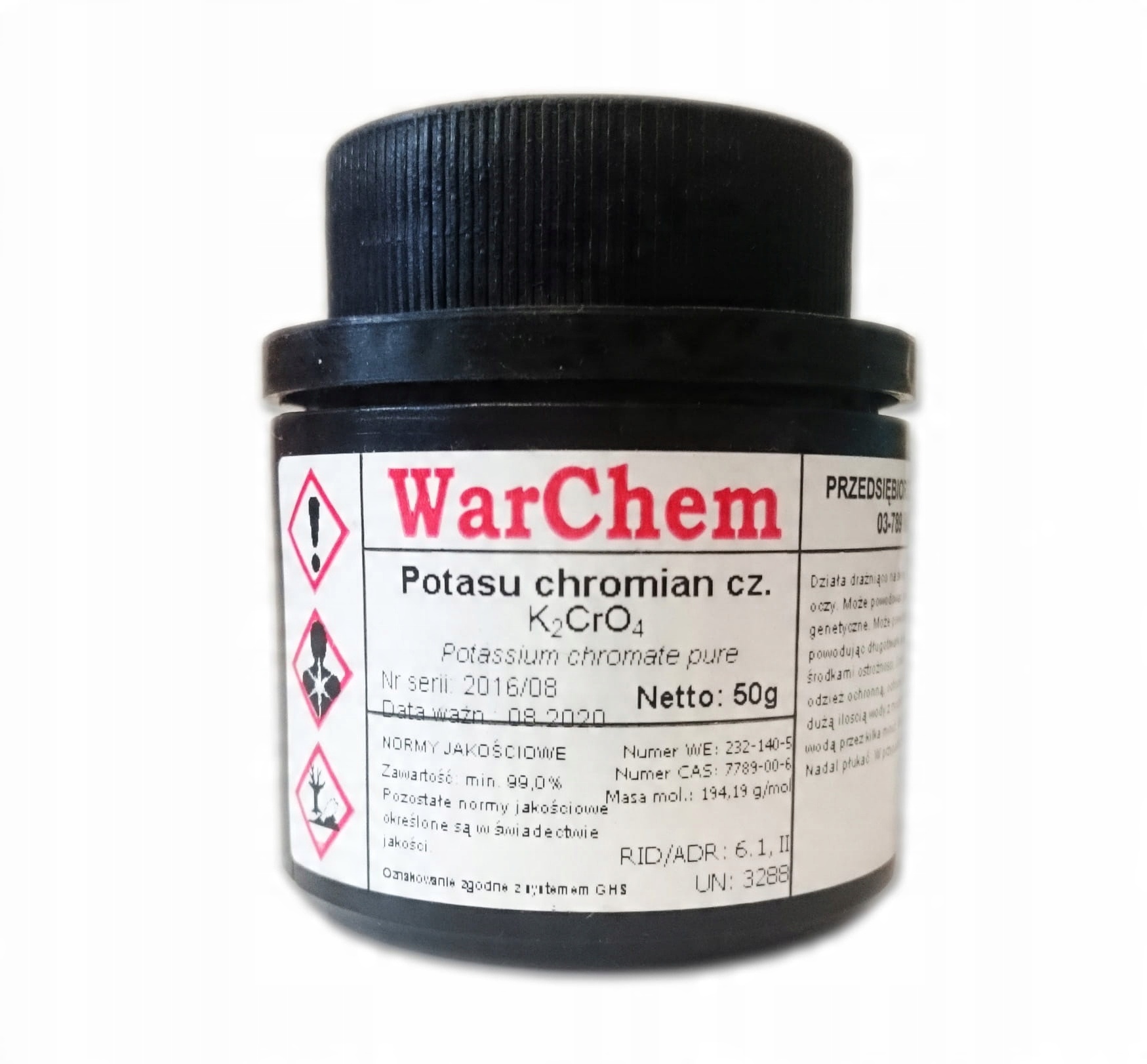

Chromian Potasu 50g Warchem [50843]