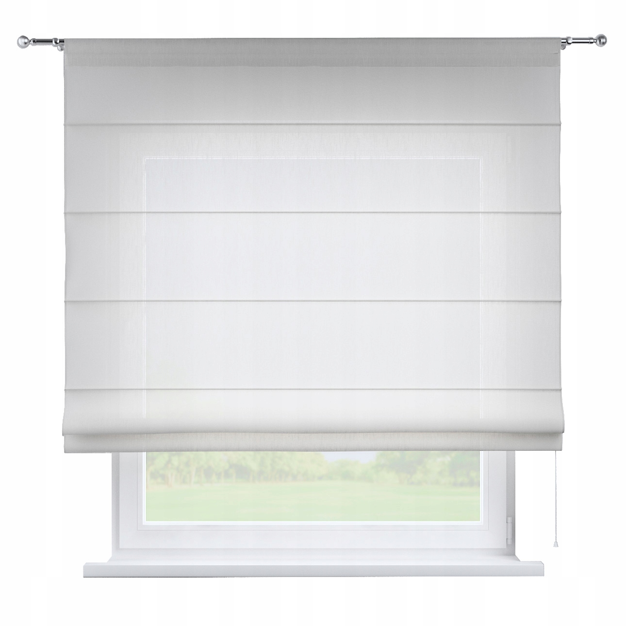 Hotová rímska roleta Torino 130x170 cm biela