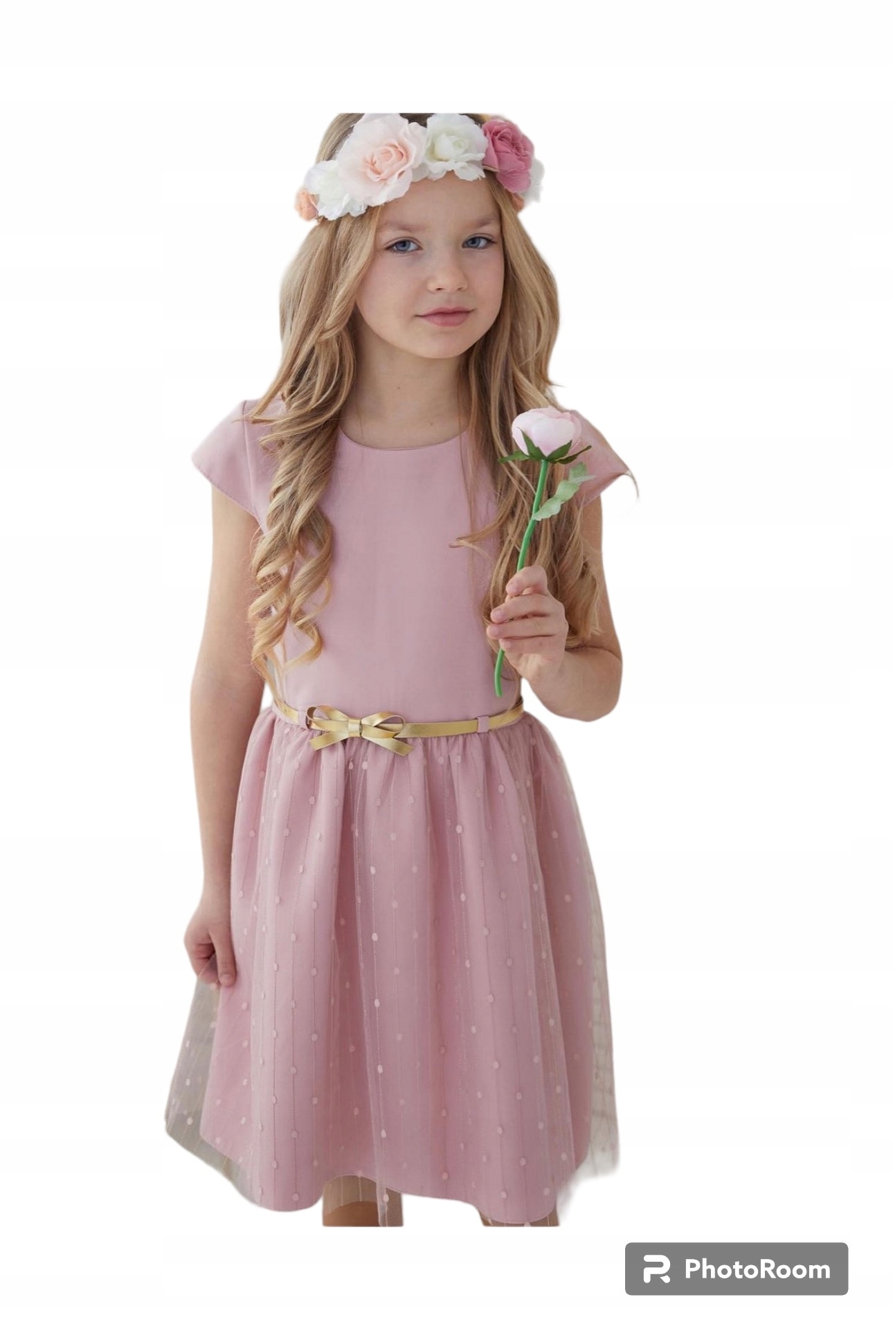 Elegancka sukienka dla dziewczynek 158 cm Madżi