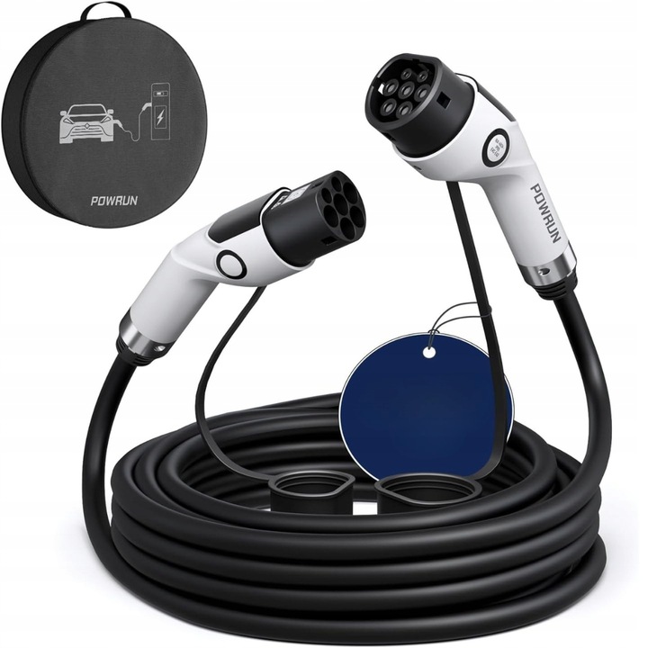 Nabíjačka Pre Elektrické Automobily 3 Fázy 32A 22kW 5m Typ 2 IP65 Puzdro