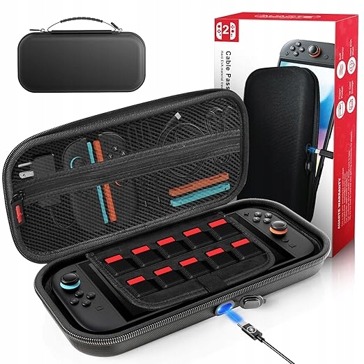 Etui Pokrowiec z Ładowaniem do Nintendo Switch 2 2025, SWITCH 1, OLED, Lite