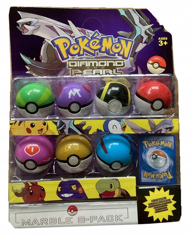 

Pokemon Go Pokeball 7szt Figurki Karty Mega Zestaw
