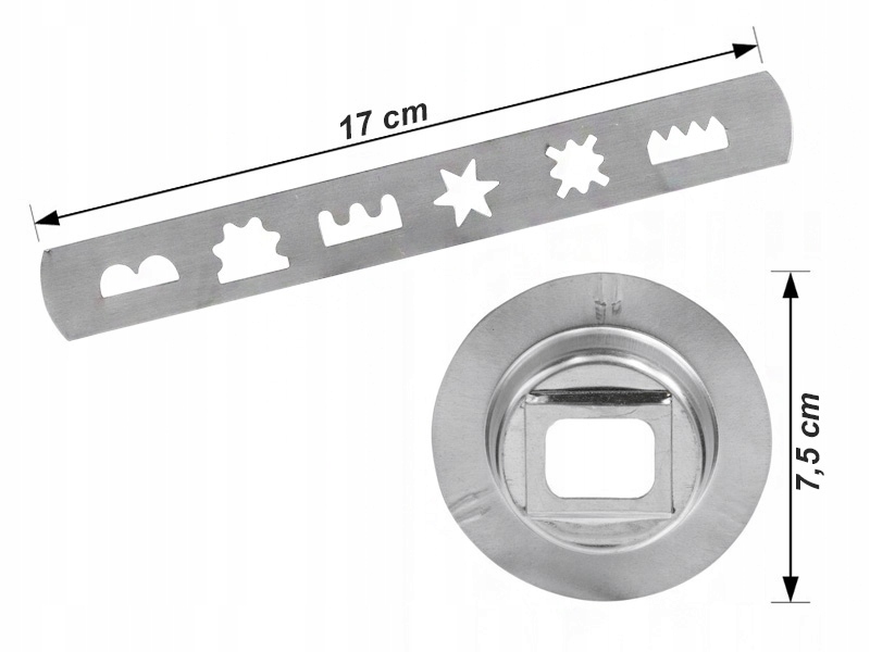 CIASTKOWIEC KSZTAŁTOWNIK CIASTEK NA MASZYNKĘ NR 10 Marka inna