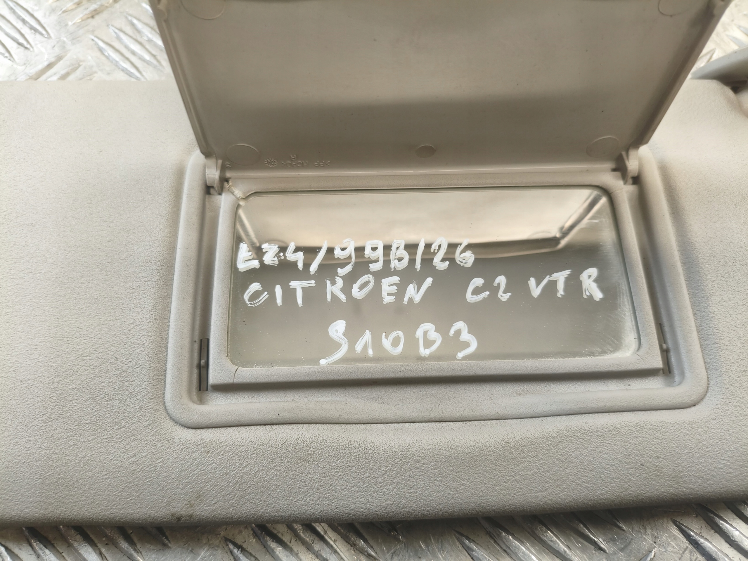 cover PRZECIWSLONECZNA visor right CITROEN C2 VTR