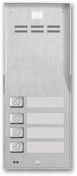 Aco FAM-P-4NPACC Nt nástenný panel pre 4-rodinné použitie