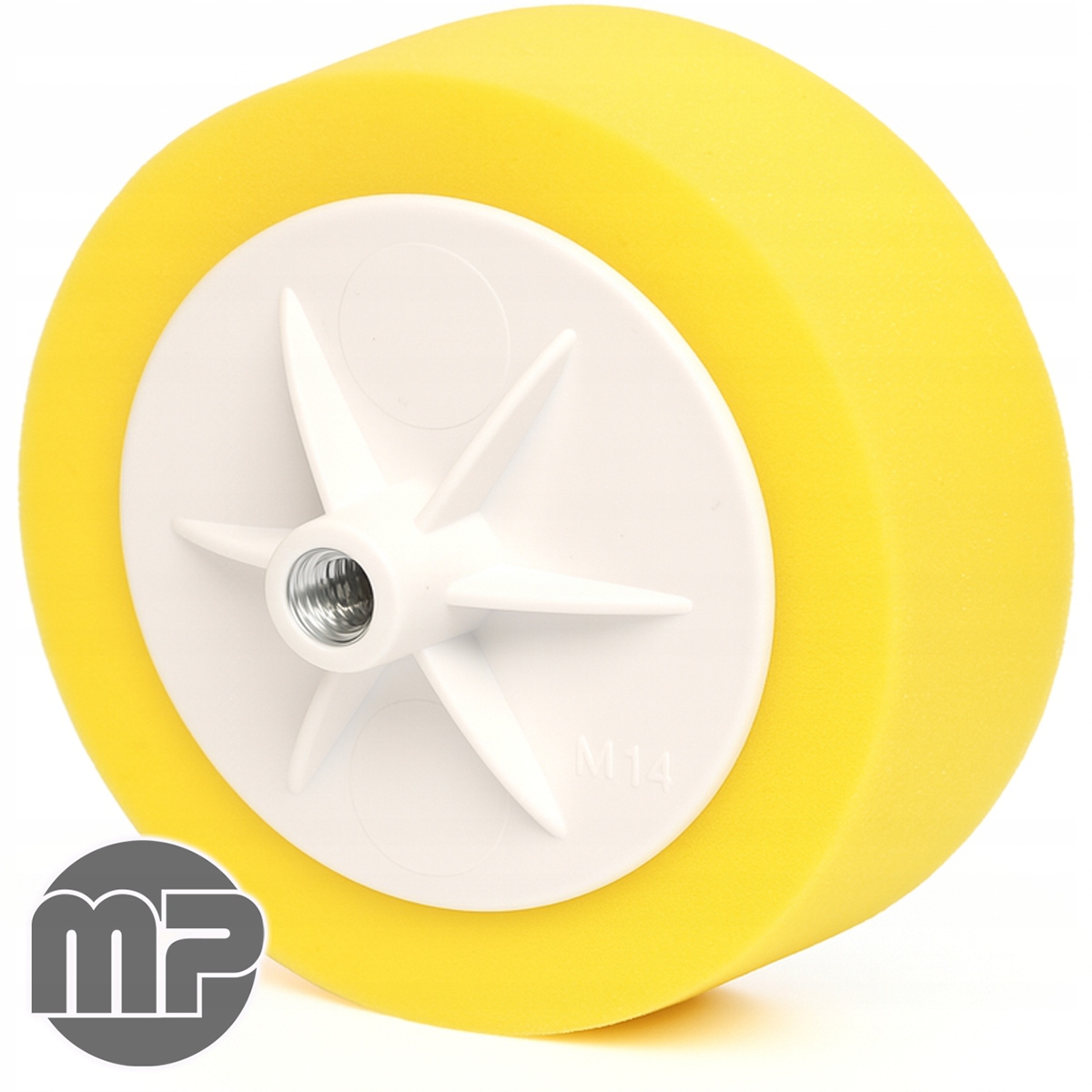 Gąbka Polerska M14 Do Polerka Samochodowa Zółta Uniwersalna Majster MP0477