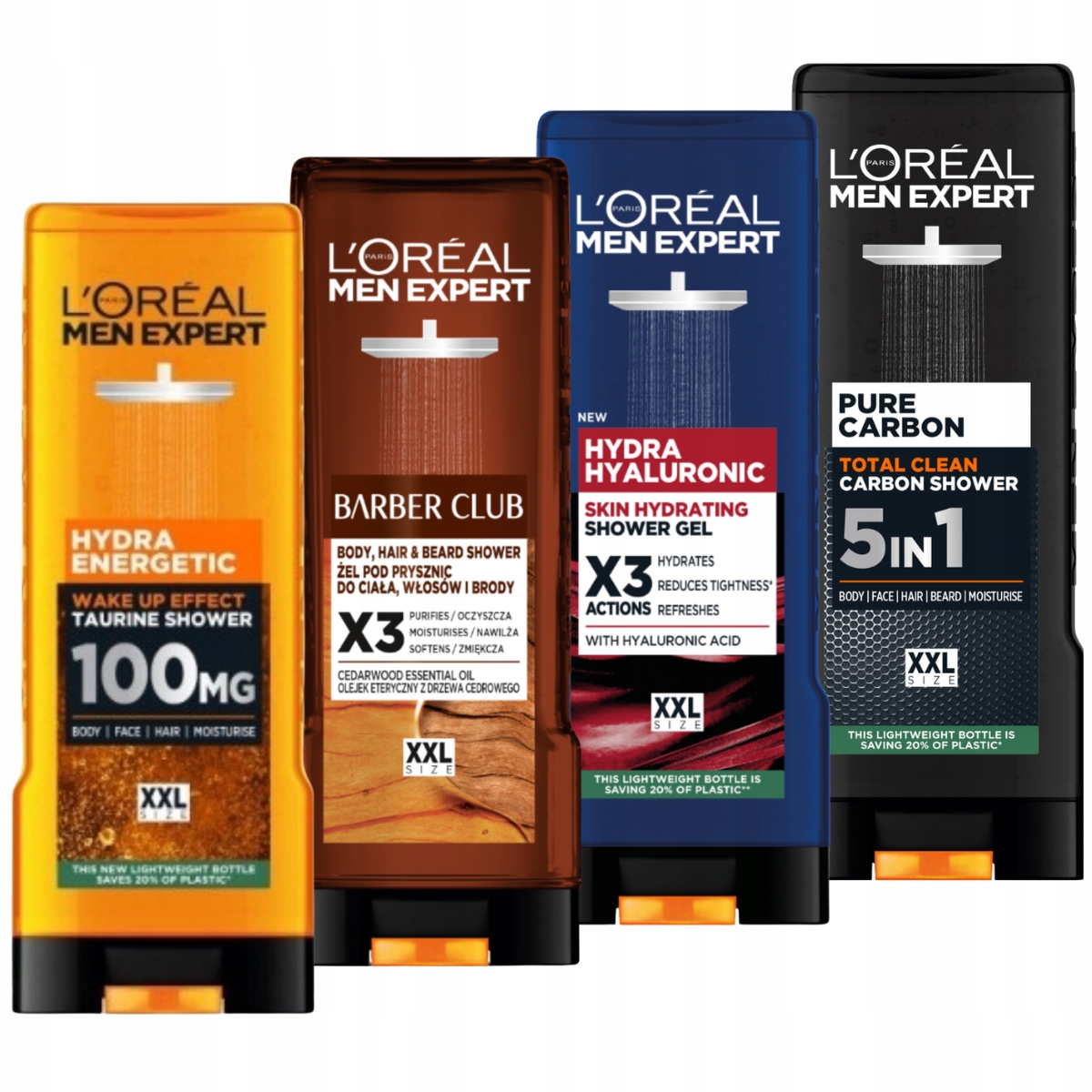 L'Oréal Men Expert Sada sprchových gelů 4x400 ml