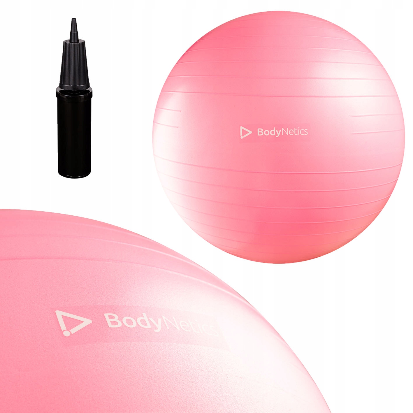 

Piłka Fitness Gimnastyczna Różowa 65CM max250kg