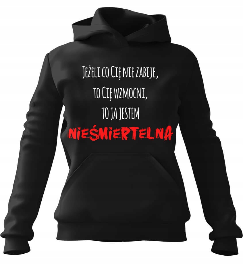 Dámská Mikina s kapucí Black M