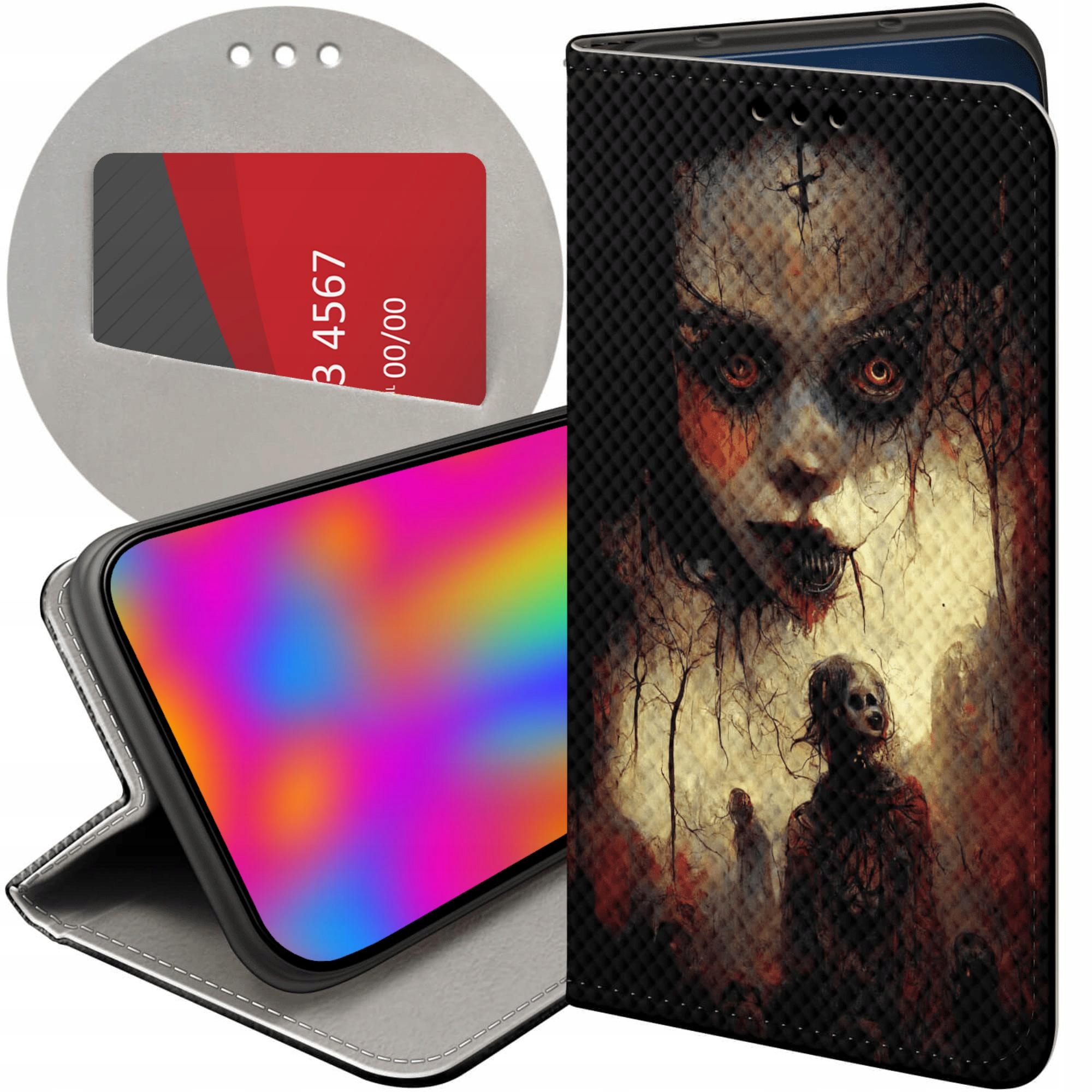 Etui Do Samsung Galaxy J7 2017 Halloween Zombie Dynie Czaszki Wampiry