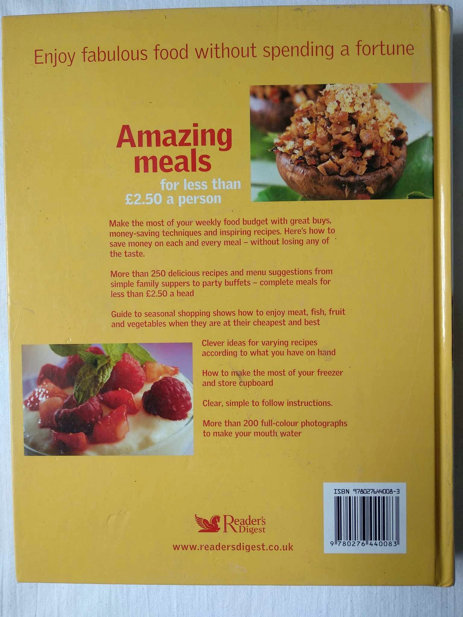 Amazing Meals For Less Than Ł 2.50 a Person Wydawnictwo Reader's Digest