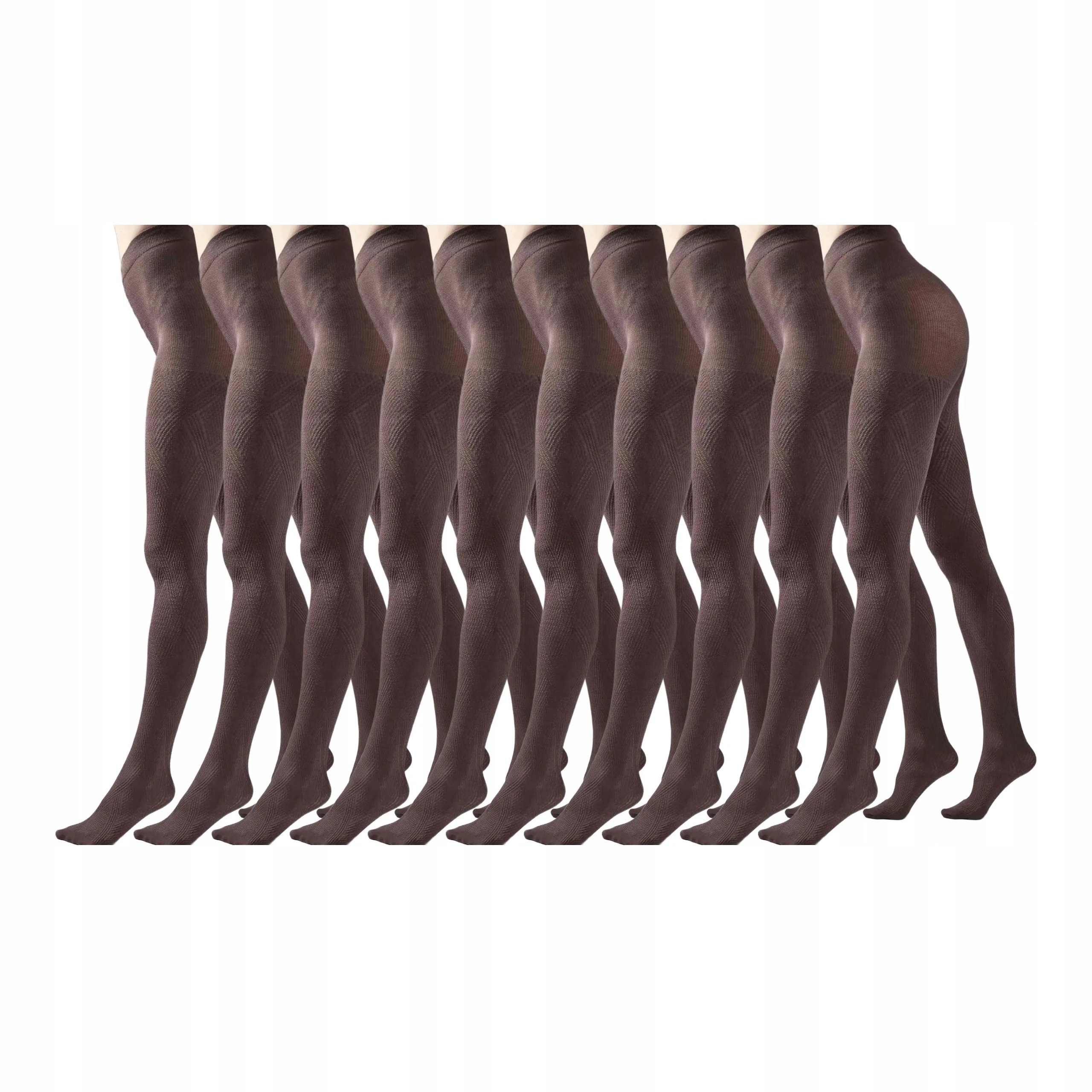 10 párů Punčocháče bavlněné 120 den 1930 Rambi Cottone 10 x Bronz Melange 4-L