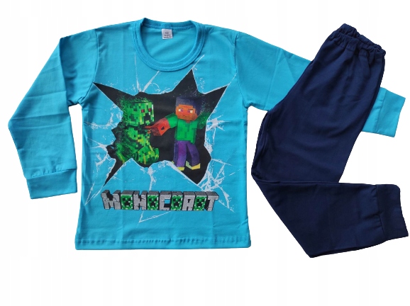 

Piżama chłopięca Minecraft Bawełna 100%Wygodna 134