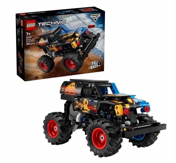 Lego(r) Technic 42219 Monster Jam Grave Digger Oheň