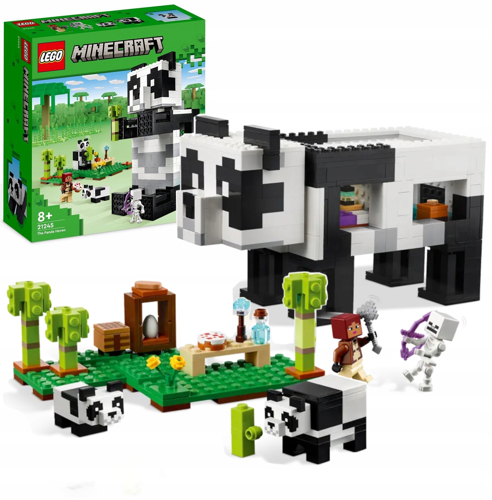 LEGO Minecraft 21245 Rezerwat pandy Uszk. opak.