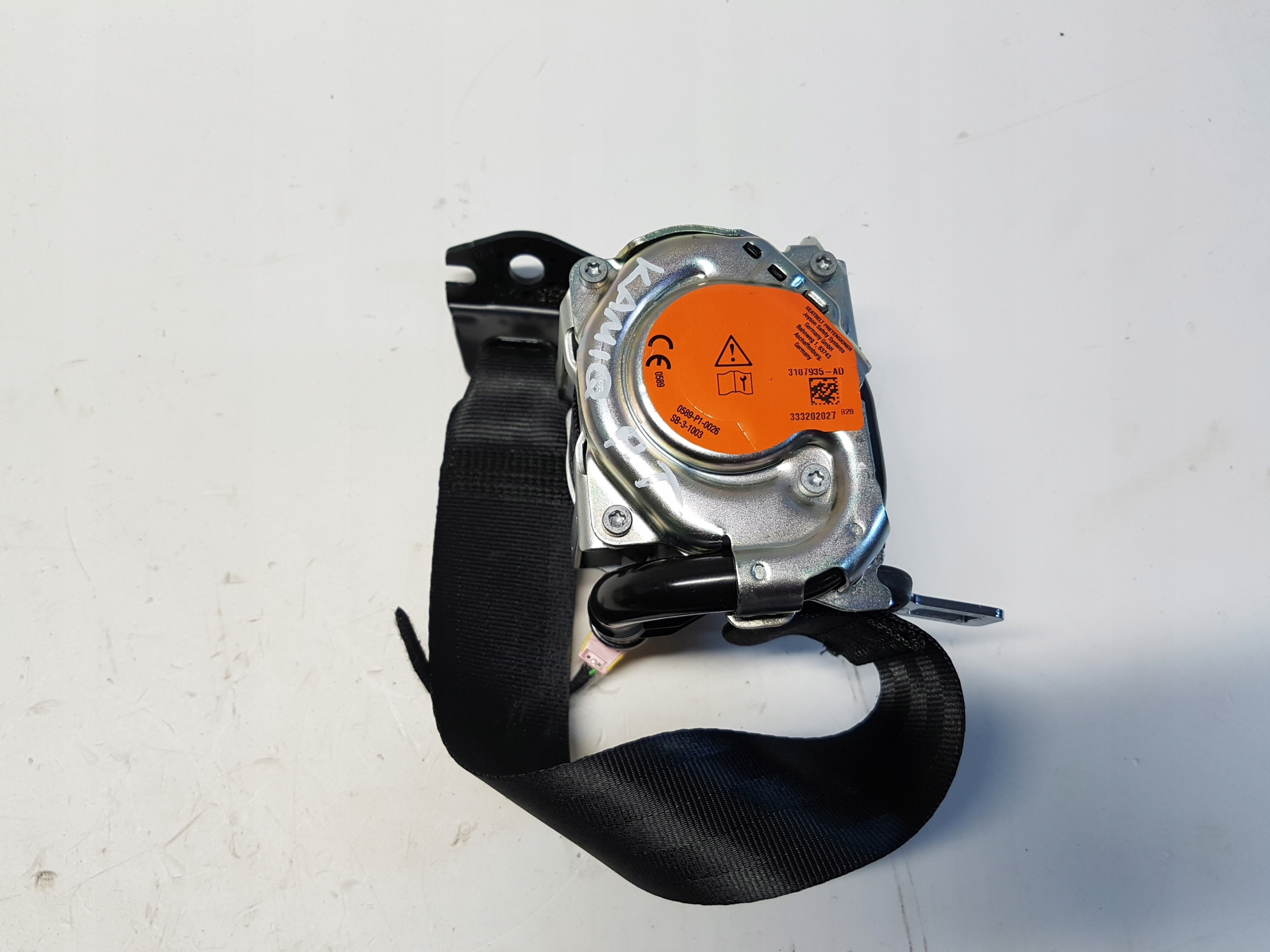 SKODA KAMIQ PAS BEZPIECZENSTWA TYL TYLNY PRAW LEWY