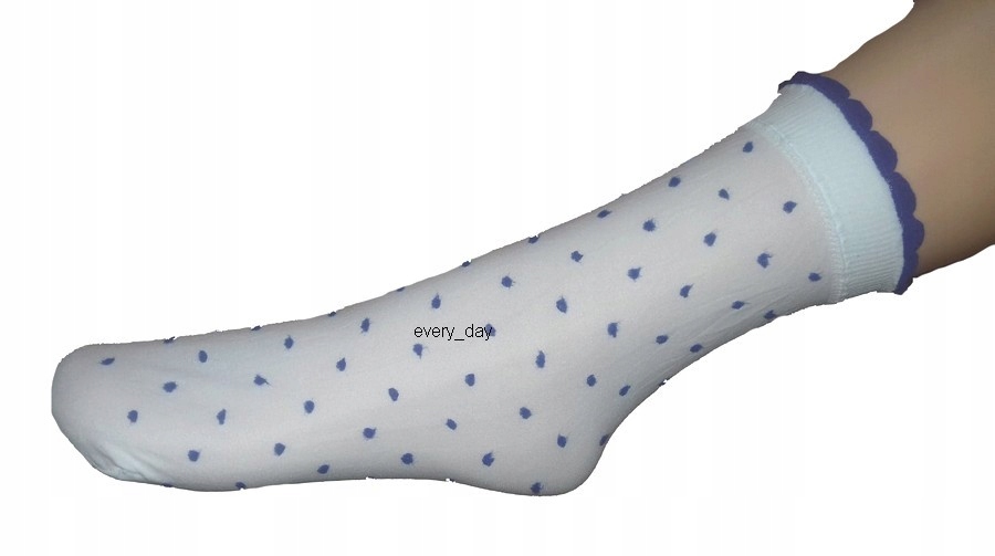 

Skarpetki białe kropki Cutie Knittex 12-22 cm 2par
