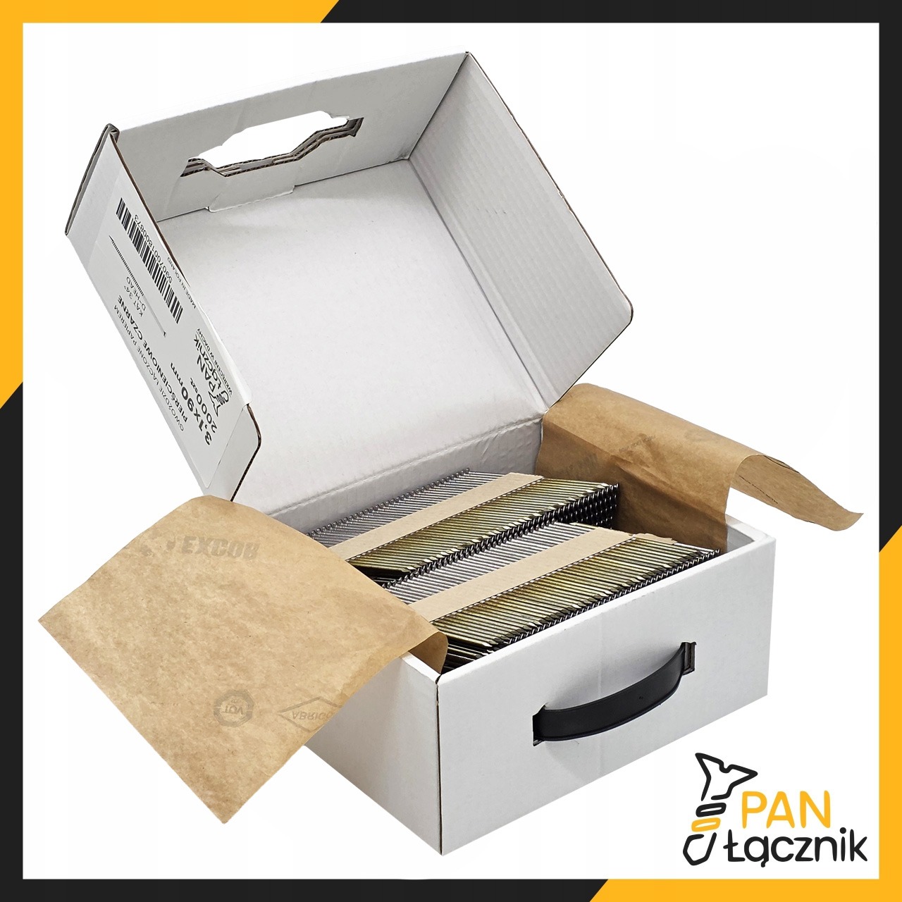 Gwoździe Do Gwoździarki 3,1x90mm 34° Pierścieniowe 2000 szt.