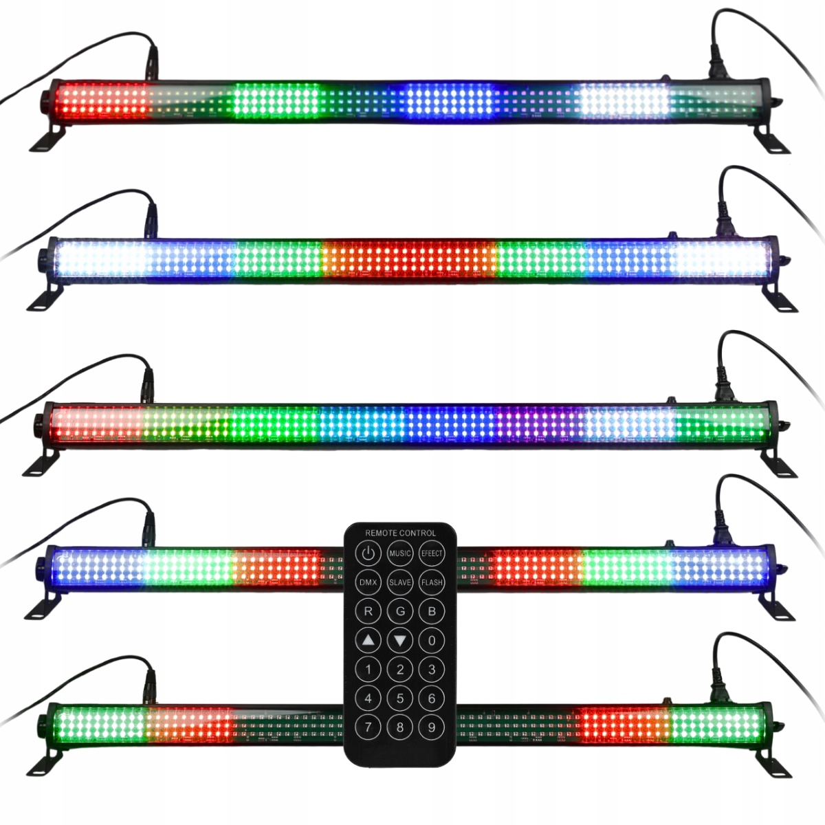 Listwa oświetleniowa LED RGB dekoracja światłem wall washer 240 LED 240/8