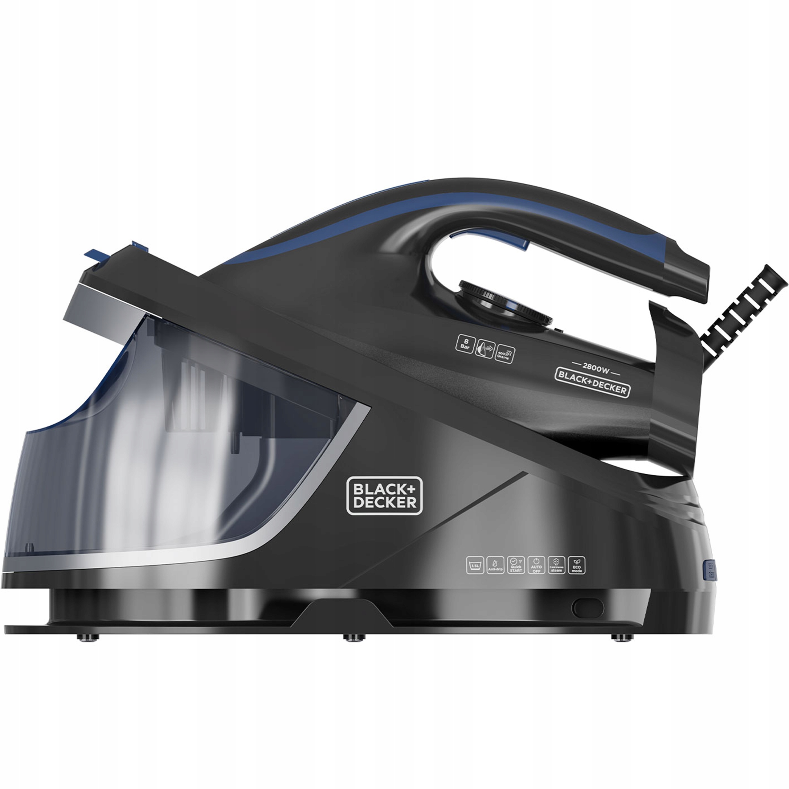 Generator Pary Żelazko Ze Stacją Parową Stacja Parowa Black+Decker 2800W