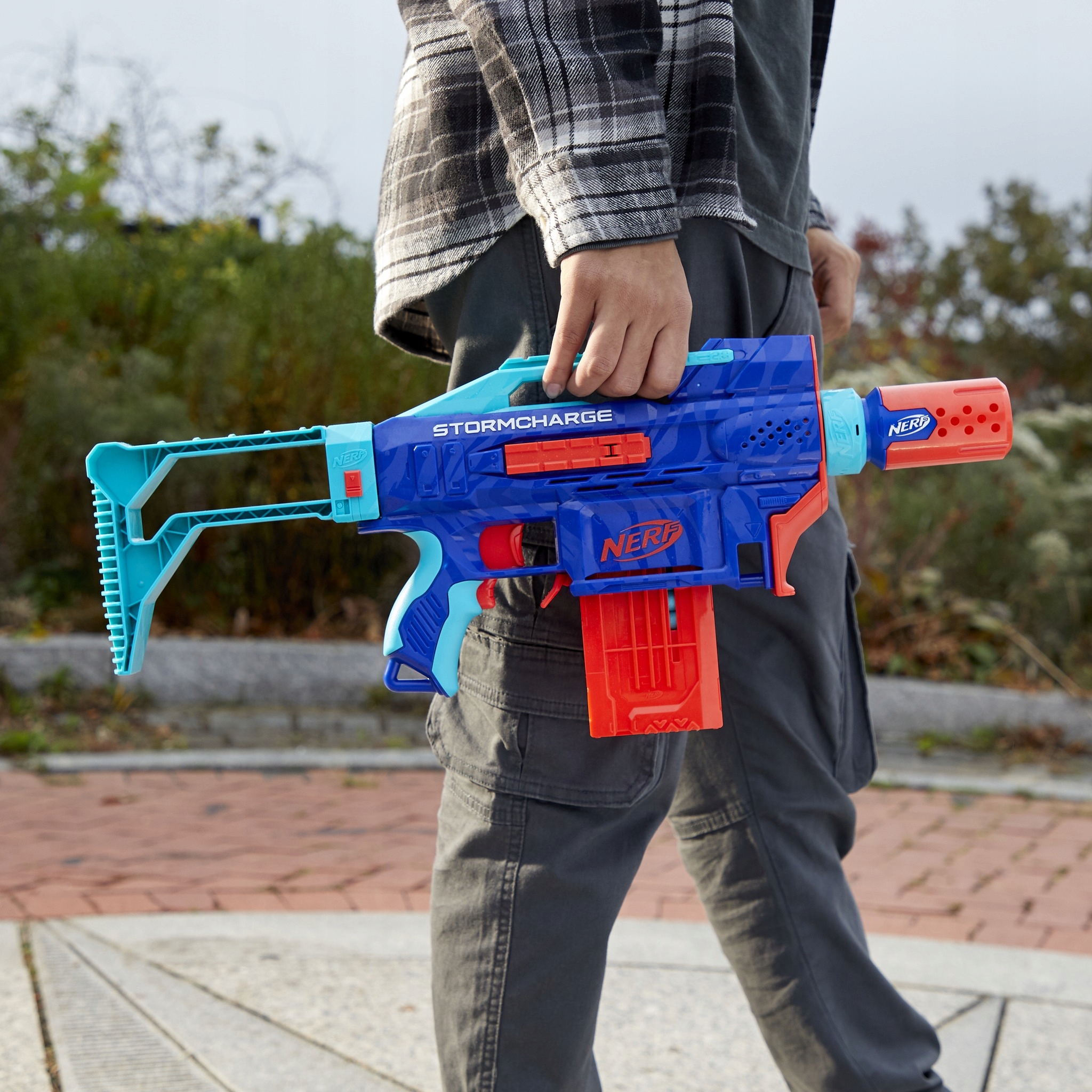 PISTOLET NERF ELITE 2.0 ZESTAW STORMCHARGE WILD EDITION F7376 MEGAPACK Marka NERF