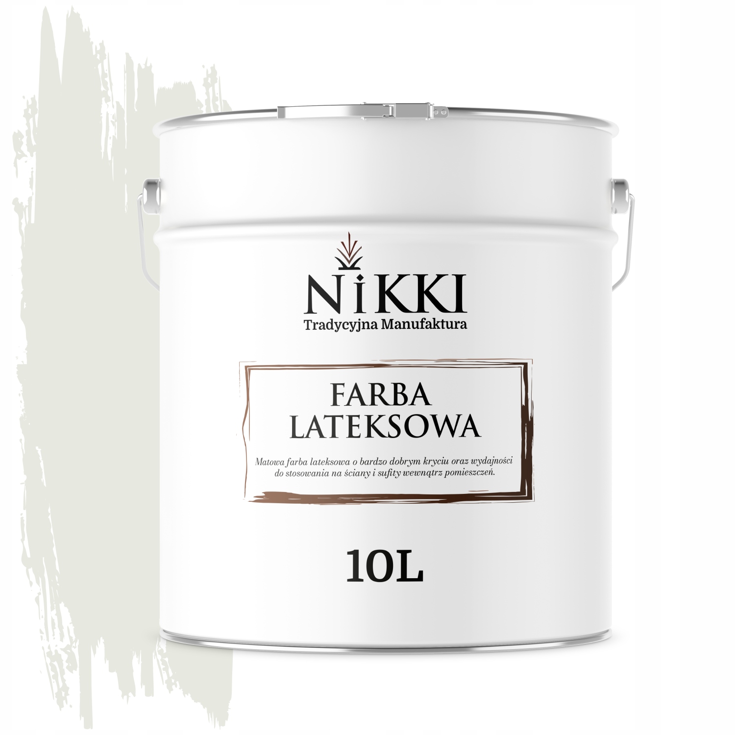 Latexová Farba Na Stenu Farba Biela Zlomená Do Olivového H2079 10L Hlboká Matná