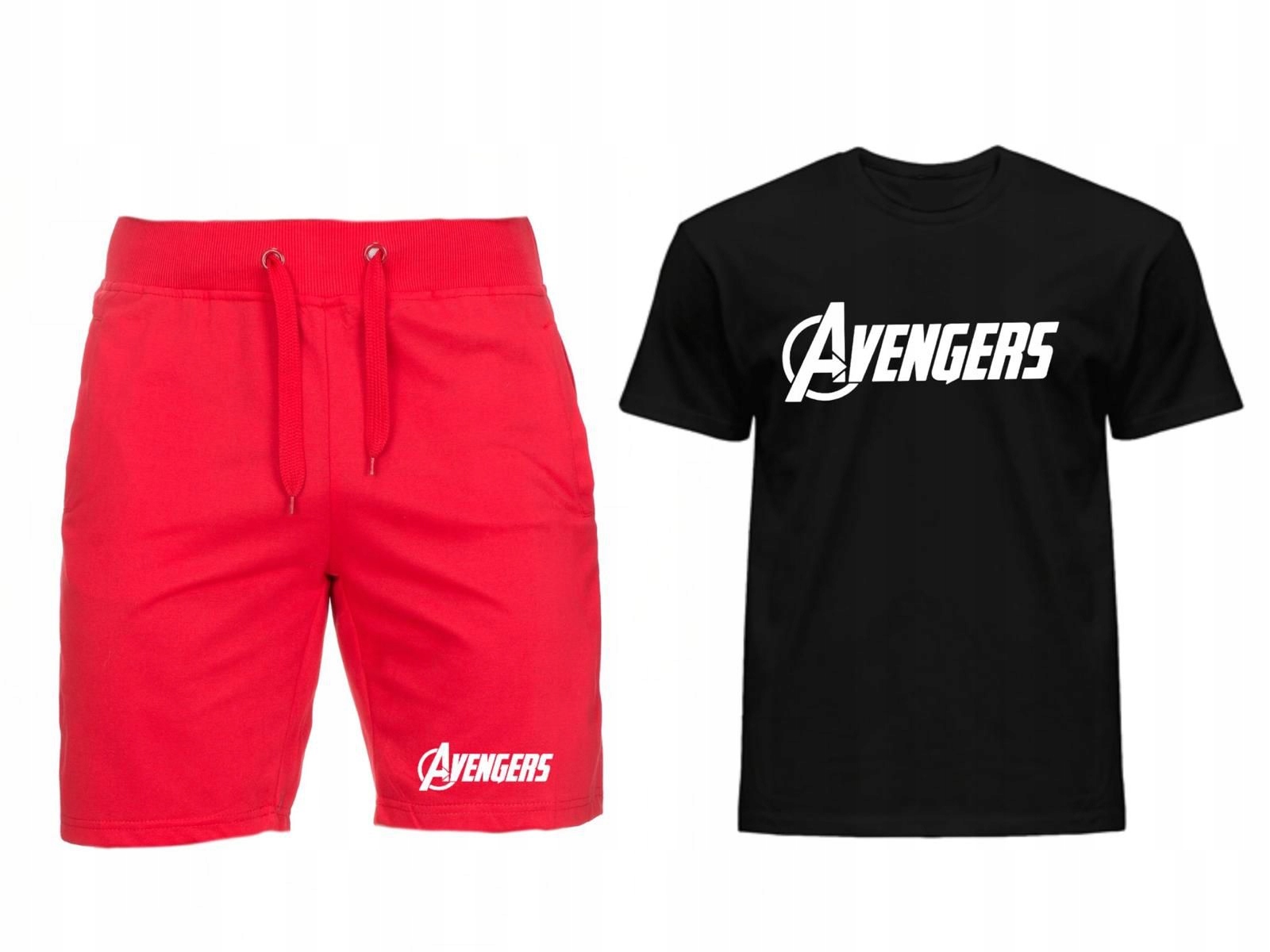 Komplet Tričko Kraťasy Avengers Pánské XXL