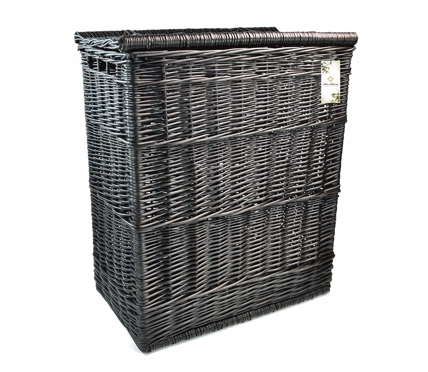Koš na prádlo Kufřík proutěný 50x30 H65 cm Polský