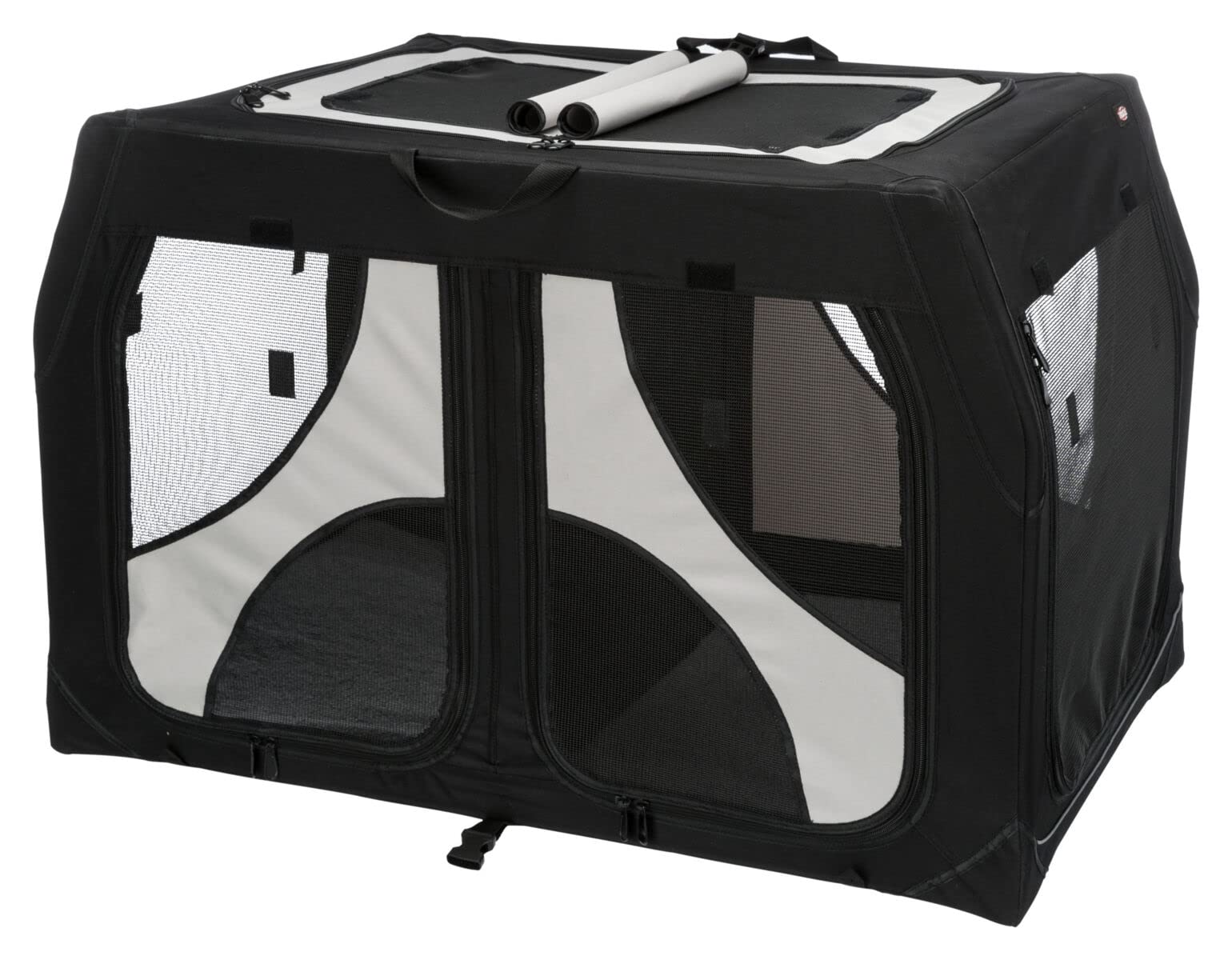 Trixie Mobilní klec Vario Dvojitá S 91x60x61/57 cm Černá Šedá