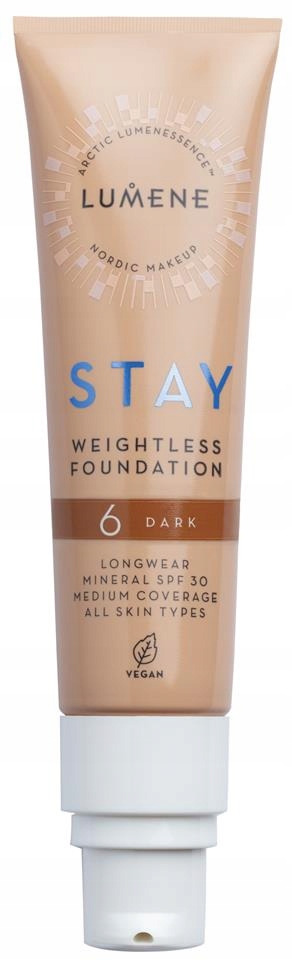 Lumene Stay Weightless dlouhotrvající lehký make-up, odstín 6 Dark