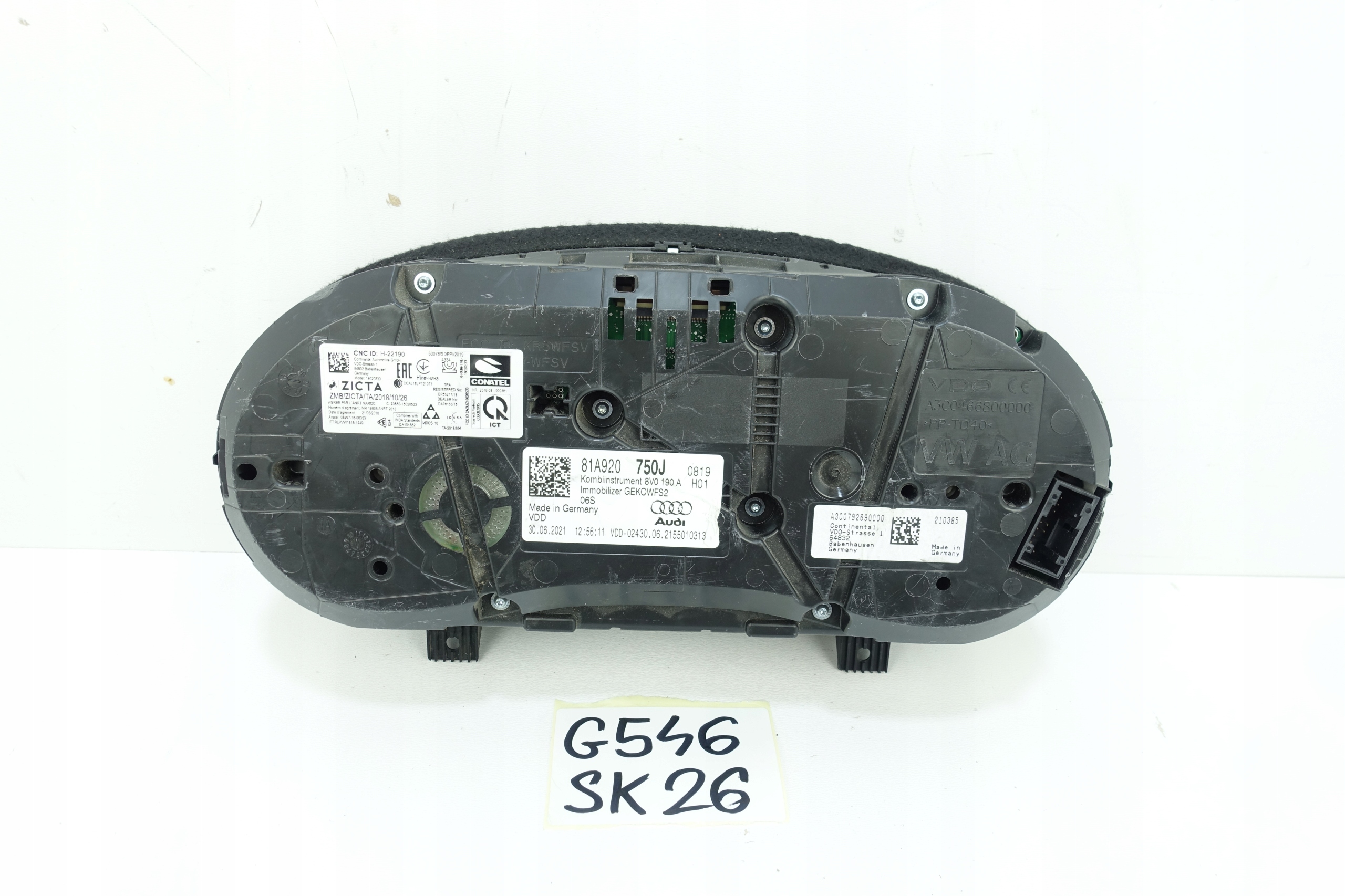 AUDI Q2 81A 2016- dials dials 81A920750J