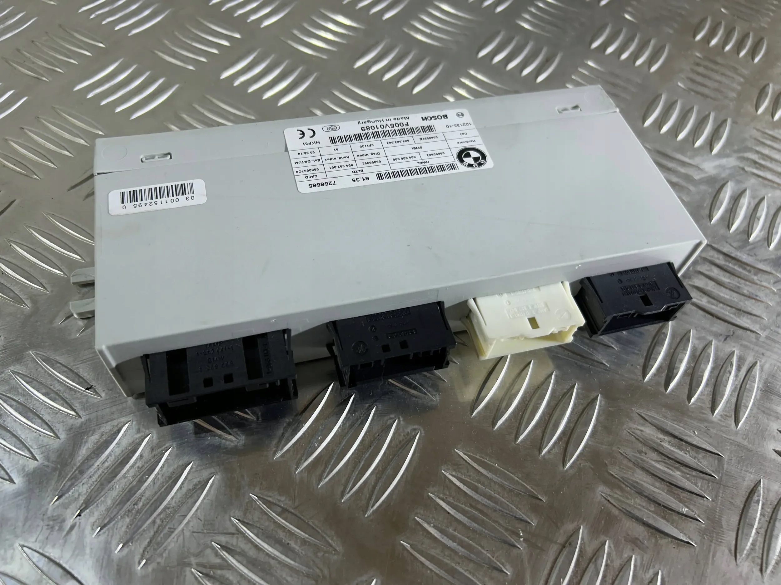 control unit module electrical bonnet boot BMW 5 F10 F11 7266665