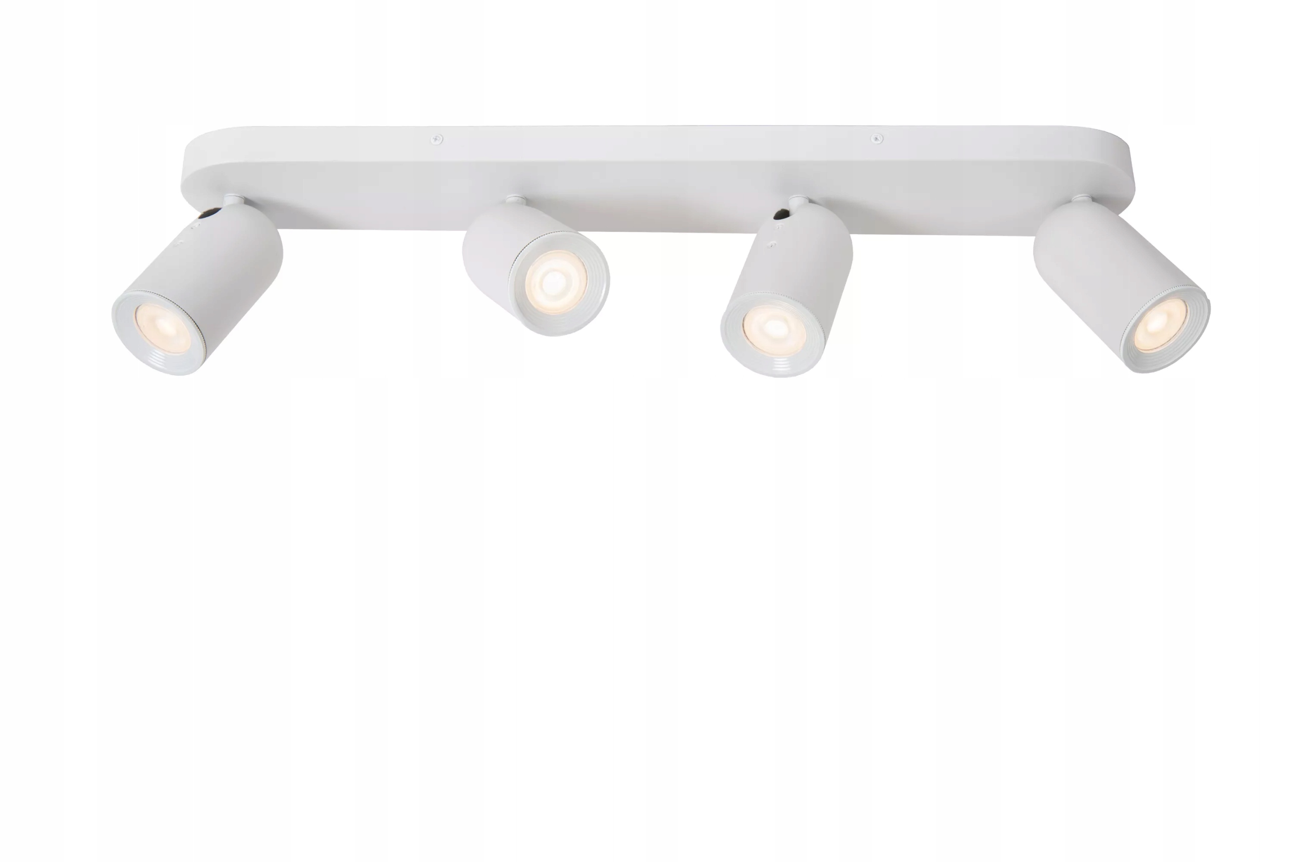 Stropní svítidlo čtyřnásobně nastavitelná 4 trubice reflektorky bílá 63 cm Lucide