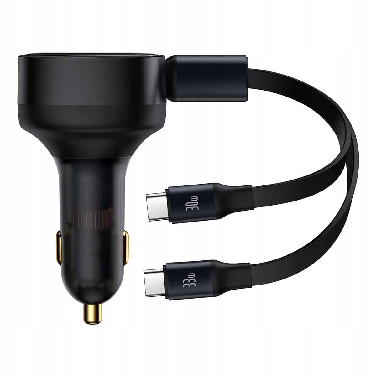 2v1 automobilová 33W 2x Usb-c Enjoyment černá