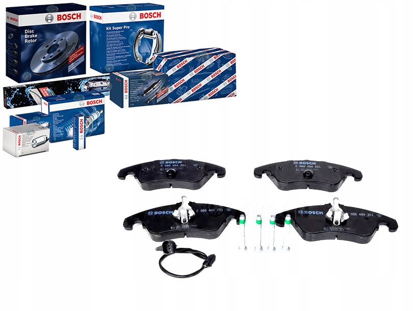 Sada Brzdových Destiček Bosch 4G0698151