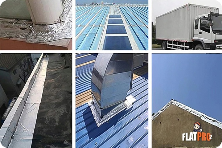 NAPRAWCZA I USZCZELNIAJĄCA MOCNA TAŚMA BUTYLOWA SILVER TAPE 100MM Marka Decorya