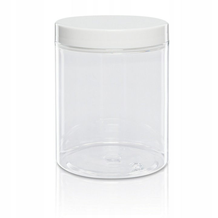 

Słoik Pet 300ml z nakrętką białą